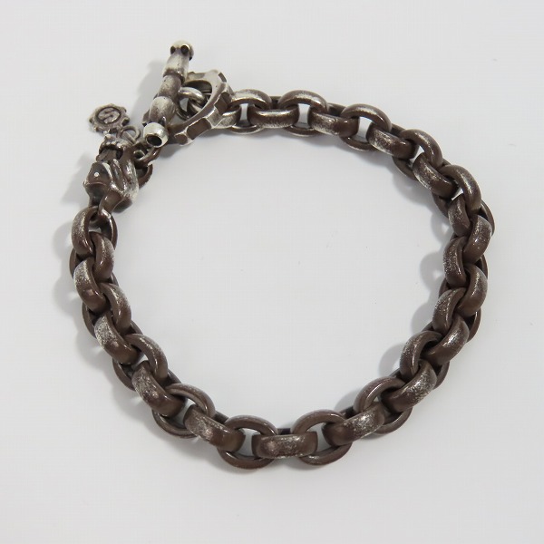 実際に弊社で買取させて頂いた【ギャラ付】STARLINGEAR/スターリンギア ラージプレーンリンク タイニーカービーブレスレット ダイヤモンド 0.02ctの画像 3枚目