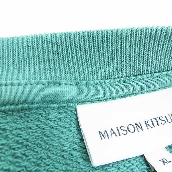 実際に弊社で買取させて頂いた【未使用】MAISON KITSUNE/メゾンキツネ AllRight Fox Patch Classic Crew Sweat/クルーネックスウェット LM00323KM0001/XLの画像 5枚目