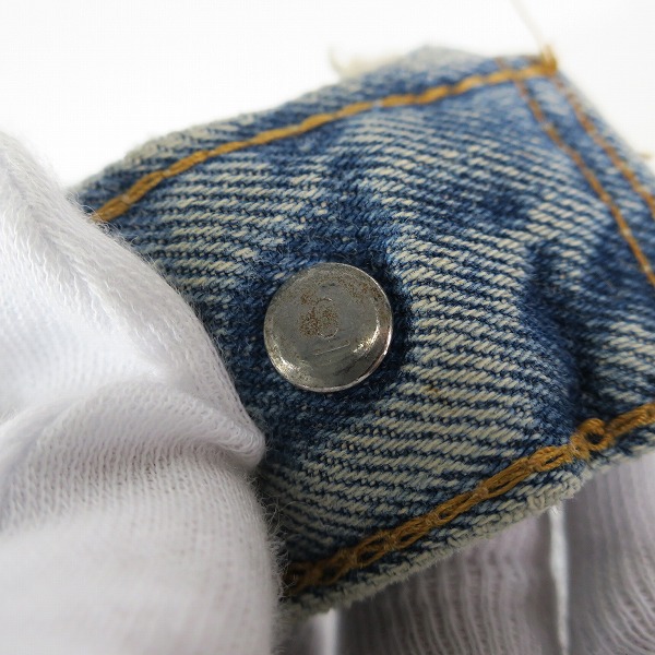 実際に弊社で買取させて頂いたLEVI'S/リーバイス ヴィンテージ 501 66前期 ボタン裏刻印6 スモールe  ボタンフライ デニムパンツ /36の画像 6枚目