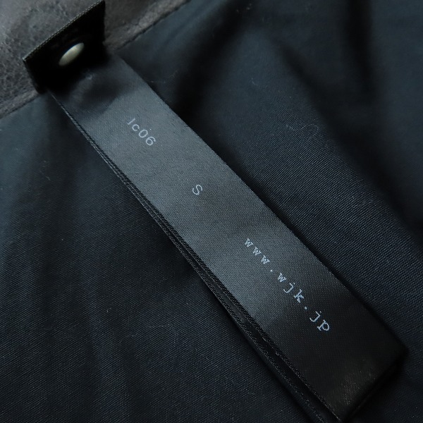 実際に弊社で買取させて頂いたwjk/ダブルジェイケイ レザージャケット lc06/Sの画像 2枚目