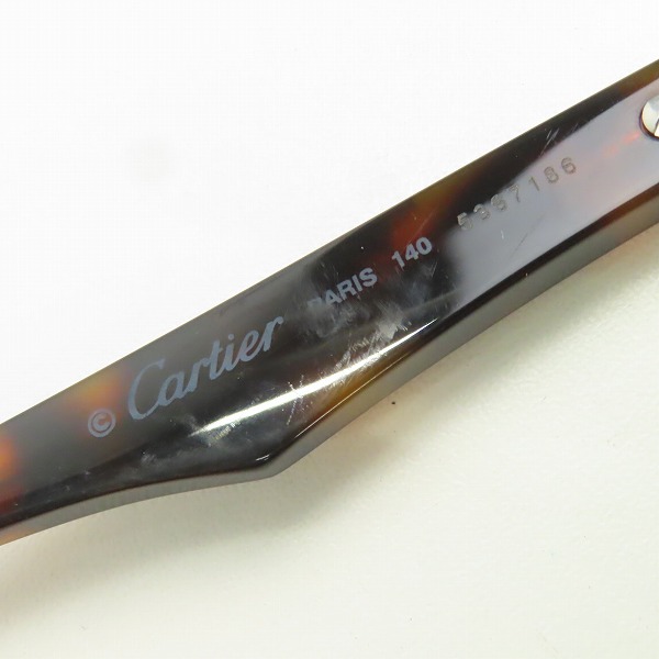 実際に弊社で買取させて頂いたCartier/カルティエ 5367186 サングラス/アイウェアの画像 6枚目