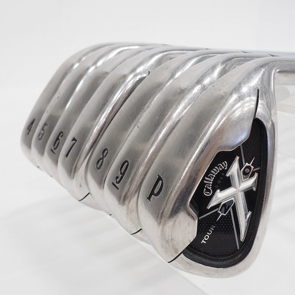 実際に弊社で買取させて頂いたCallaway/キャロウェイ X-20 TOUR/ツアー アイアン #4～9,Pw 7本セット Memphis 10 FLEX:SR相当