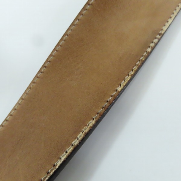 実際に弊社で買取させて頂いたGUCCI/グッチ GGスプリームキャンバス インターロッキングG バックル ベルト 411924の画像 6枚目