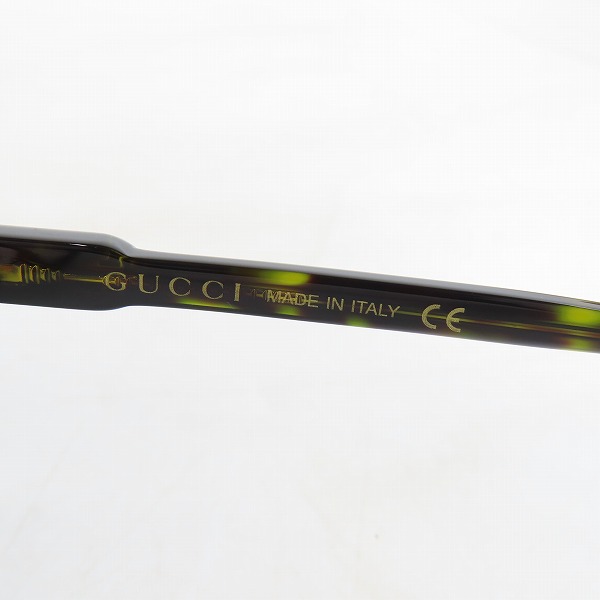 実際に弊社で買取させて頂いたGUCCI/グッチ メガネフレーム アイウェア GG0534OA-002の画像 5枚目