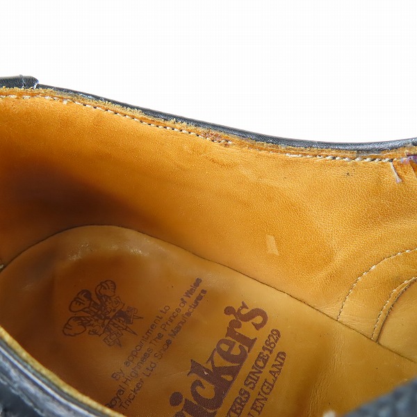 実際に弊社で買取させて頂いたTricker's/トリッカーズ BOURTON/バートン ウイングチップ シューズ S633/7の画像 6枚目