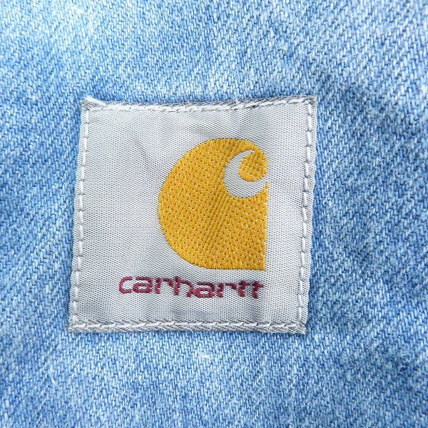 実際に弊社で買取させて頂いたCarhartt/カーハート 裏ボア デニムジャケット ワークジャケット Mの画像 4枚目