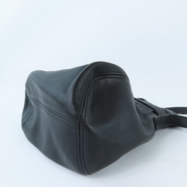 実際に弊社で買取させて頂いたCOACH/コーチ オールドコーチ カウハイドレザー ベルト 巾着ショルダーバッグ 4156の画像 3枚目