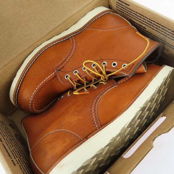 実際に弊社で買取させて頂いたRED WING/レッドウィング アイリッシュセッター ブーツ 00875-3 9Eの画像 8枚目