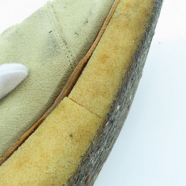 実際に弊社で買取させて頂いたGEORGE COX/ジョージコックス ベージュスエード ラバーソール 0035-014/9の画像 9枚目