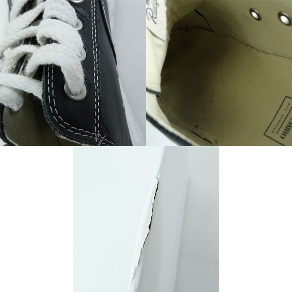 実際に弊社で買取させて頂いたMIHARA YASUHIRO/メゾンミハラヤスヒロ HANK LOW/ハンク ロー レザー スニーカー A05FW704/44の画像 6枚目