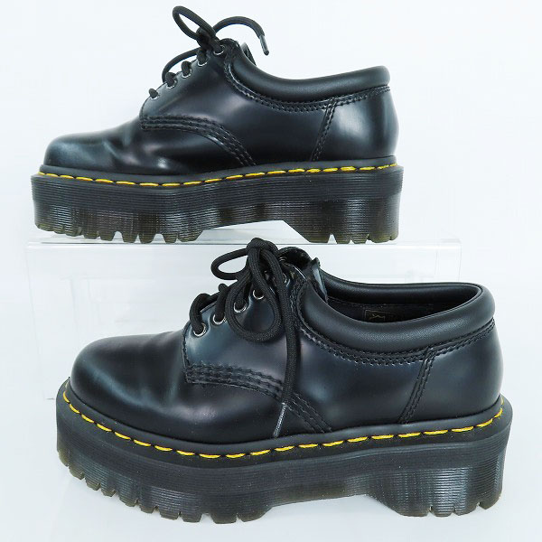実際に弊社で買取させて頂いたDr.Martens/ドクターマーチン 8053 QUAD 5ホール レザーシューズ 24690001 UK4の画像 3枚目
