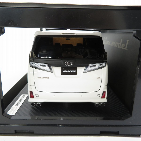 実際に弊社で買取させて頂いたイグニッションモデル 1/18 Toyota Vellfire/トヨタ ヴェルファイア H30W ZG ホワイト/ミニカーの画像 3枚目
