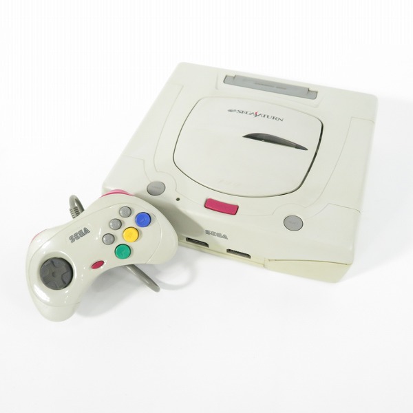 実際に弊社で買取させて頂いた【ジャンク】SEGA/セガ SEGA SATURN/セガサターン/SS 本体 HST-3220 ミストグレー/白