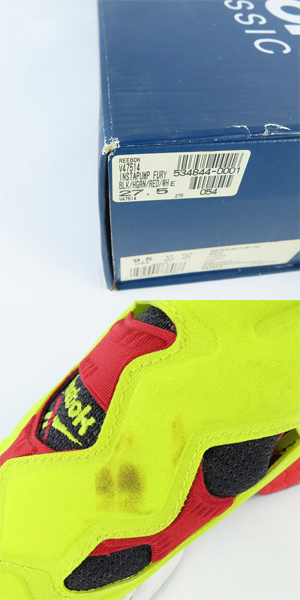 実際に弊社で買取させて頂いたREEBOK/リーボック INSTAPUMP FURY OG インスタポンプフューリー シトロン V47514/27.5の画像 7枚目