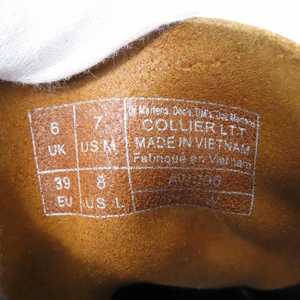 実際に弊社で買取させて頂いたDr.Martens/ドクターマーチン COLLIER LTT 6ホールシューズ UK6の画像 5枚目