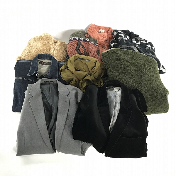 実際に弊社で買取させて頂いた【おまとめ】トゥモローランド/チャンピオン 等 アウター/ミリタリージャケット/パーカー 他