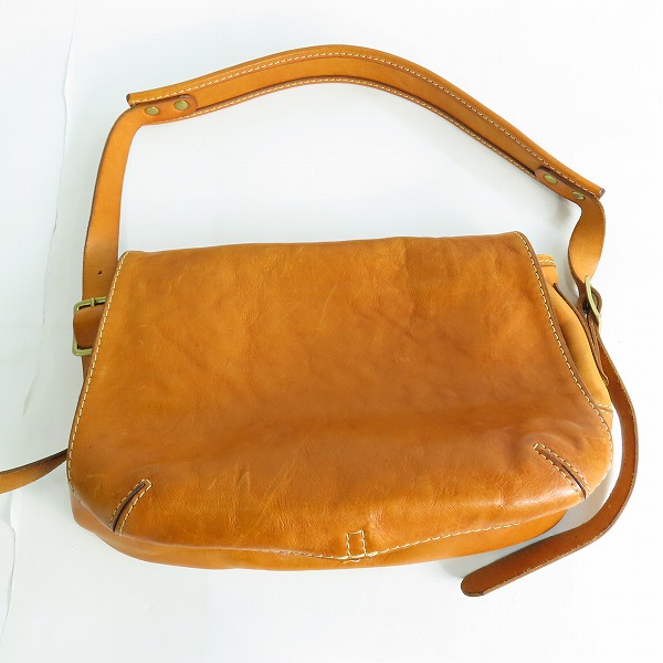 実際に弊社で買取させて頂いたHERZ/ヘルツ 総かぶせのメッセンジャーバッグ CM-141の画像 1枚目