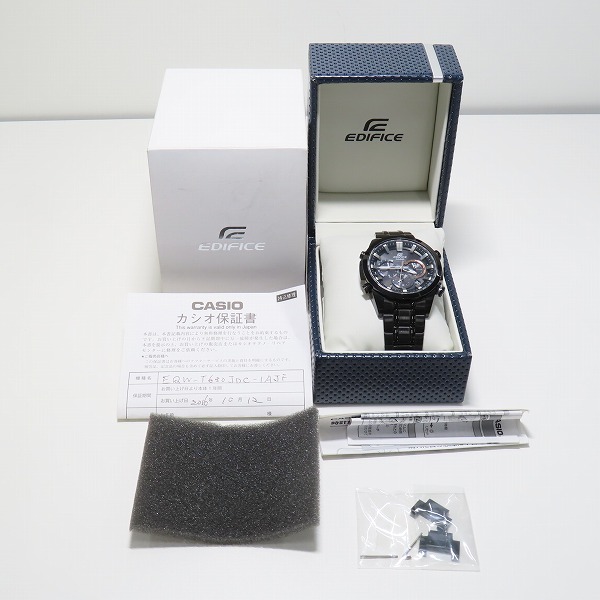 実際に弊社で買取させて頂いたCASIO/カシオ EDIFICE/エディフィス ソーラー EQW-T630JDC-1AJFの画像 9枚目