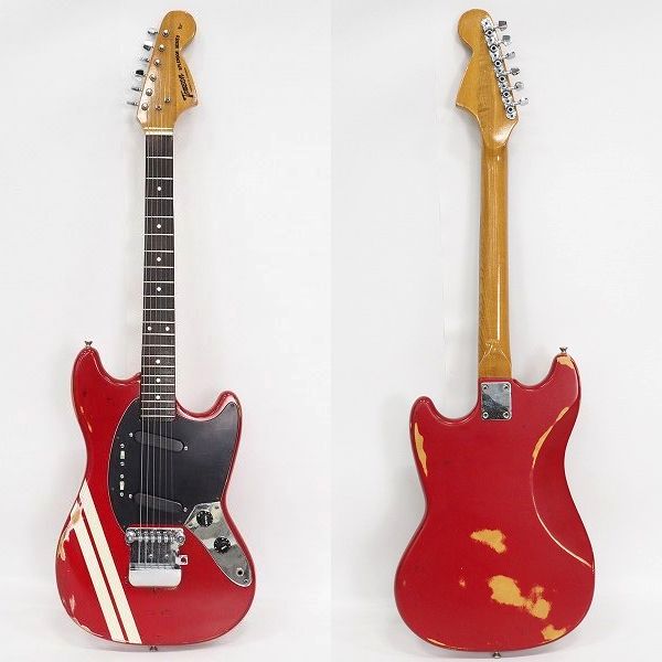 実際に弊社で買取させて頂いた★Tomson/トムソン SPLENDOR SERIES ムスタングType エレキギター ソフトケース付の画像 1枚目