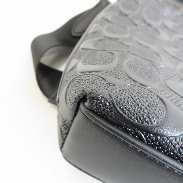 実際に弊社で買取させて頂いたCOACH/コーチ ショルダーバッグ レザー ブラック F73338の画像 7枚目