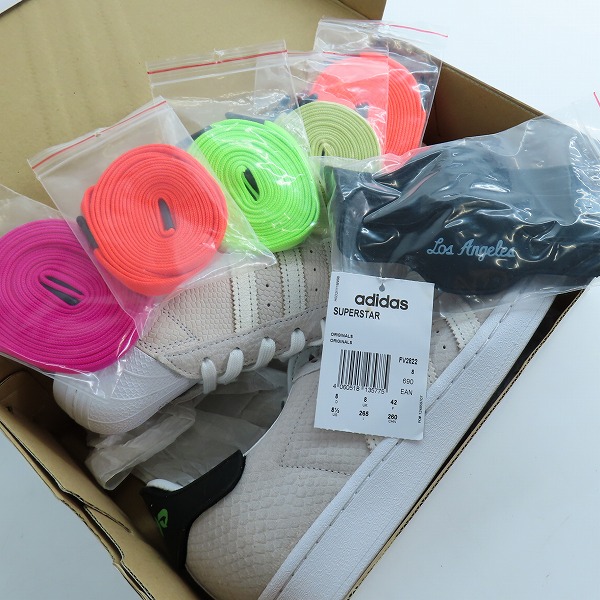 実際に弊社で買取させて頂いたadidas/アディダス SUPERSTAR/スーパースター ローカットスニーカー FV2822/26.5の画像 7枚目
