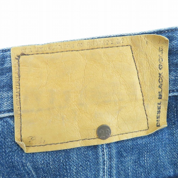 実際に弊社で買取させて頂いたDIESEL BLACK GOLD/ディーゼル ブラック ゴールド テーパード デニム パンツ/ジーンズ/28の画像 6枚目