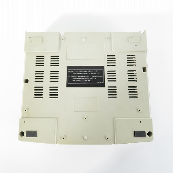 実際に弊社で買取させて頂いた【ジャンク】SEGA/セガ SEGA SATURN/セガサターン/SS 本体 HST-3220 ミストグレー/白の画像 6枚目