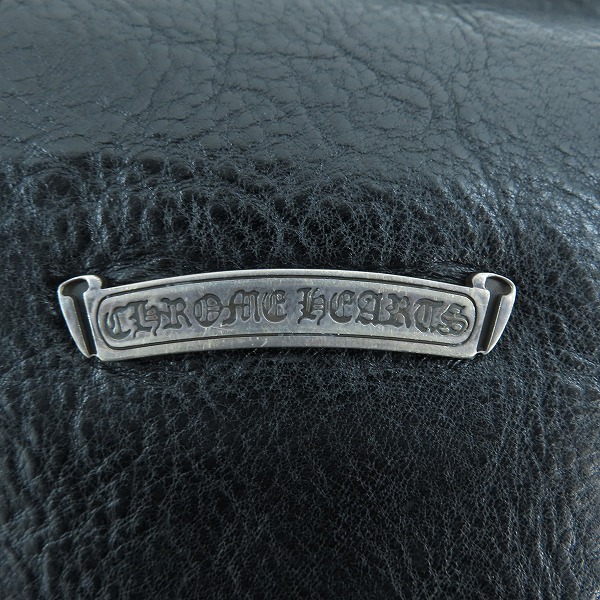 実際に弊社で買取させて頂いたCHROME HEARTS/クロムハーツ TOTE W/SNP 3CMTRY PTCHS レザートートバッグの画像 6枚目
