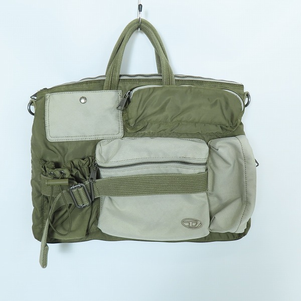 実際に弊社で買取させて頂いたDIESEL/ディーゼル 2WAY ショルダー/トートバッグ カーキ