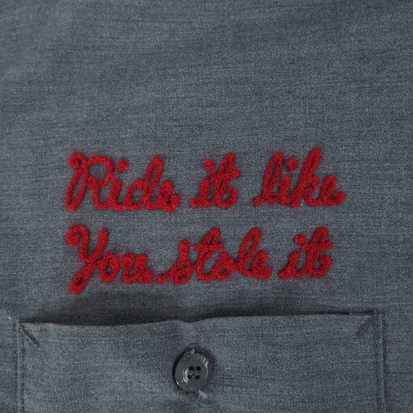 実際に弊社で買取させて頂いたCOOTIE/クーティー ボーリングシャツ 半袖シャツ /XLの画像 4枚目