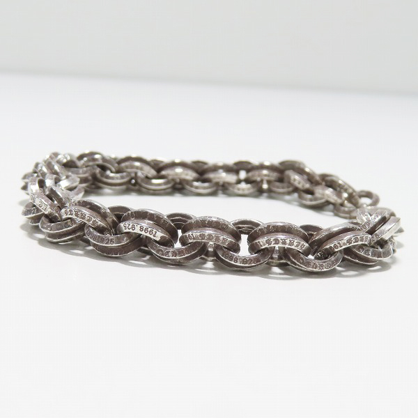 実際に弊社で買取させて頂いたCHROME HEARTS/クロムハーツ ダブルB リングブレスレットの画像 2枚目