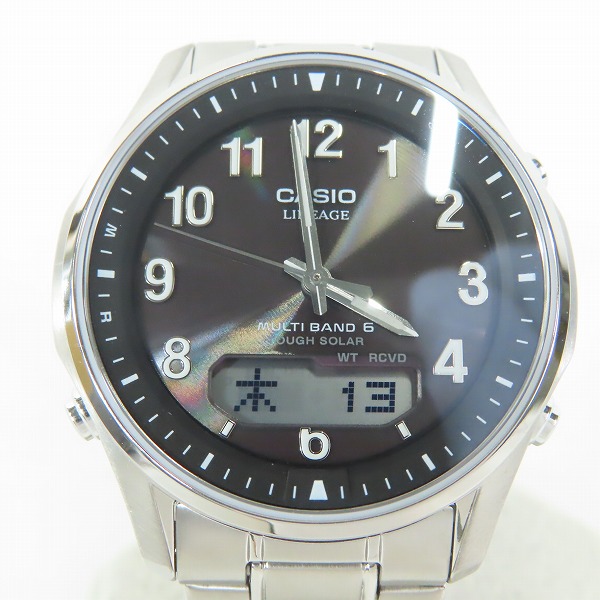 実際に弊社で買取させて頂いたCASIO/カシオ LINEAGE リニエージ マルチバンド6 ソーラー LCW-M100TSE-1A2JF