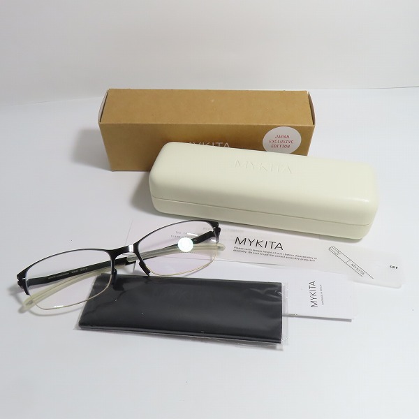 実際に弊社で買取させて頂いたMYKITA/マイキータ KAZUO GOLD/JETBLACK メガネフレーム の画像 9枚目