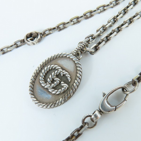 実際に弊社で買取させて頂いたGUCCI/グッチ GG MARMONT GGマーモント ネックレス 632540 J8400 0701