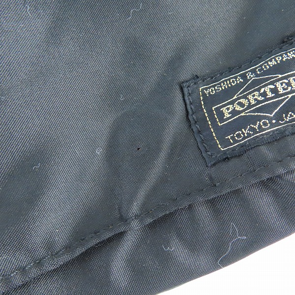 実際に弊社で買取させて頂いたPORTER×GOODENOUGH/ポーター×グッドイナフ ダブルジップ ウエストバッグ/ショルダーバッグ ブラックの画像 6枚目