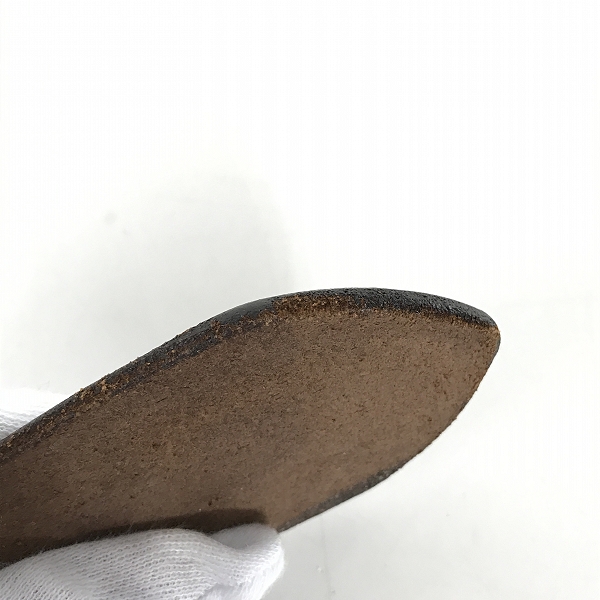 実際に弊社で買取させて頂いたSUGAR CANE/シュガーケーン スタッズ レザーベルト ブラウン/34の画像 6枚目