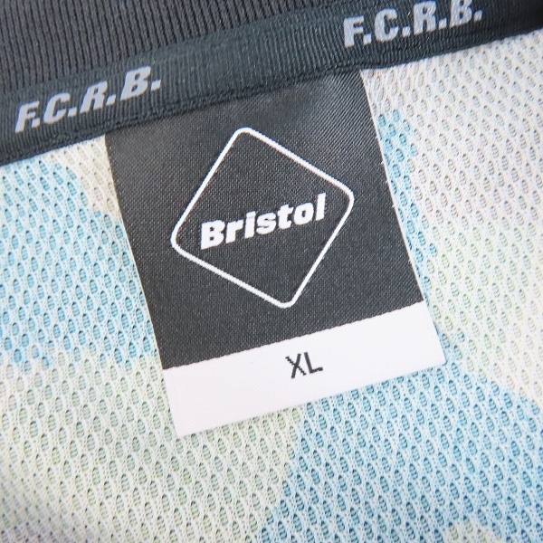 実際に弊社で買取させて頂いたF.C.Real Bristol/F.Cレアルブリストル 22SS/L/S TOP TOUR TEE 長袖 ロゴ プリント Tシャツ FCRB-220048/XLの画像 2枚目