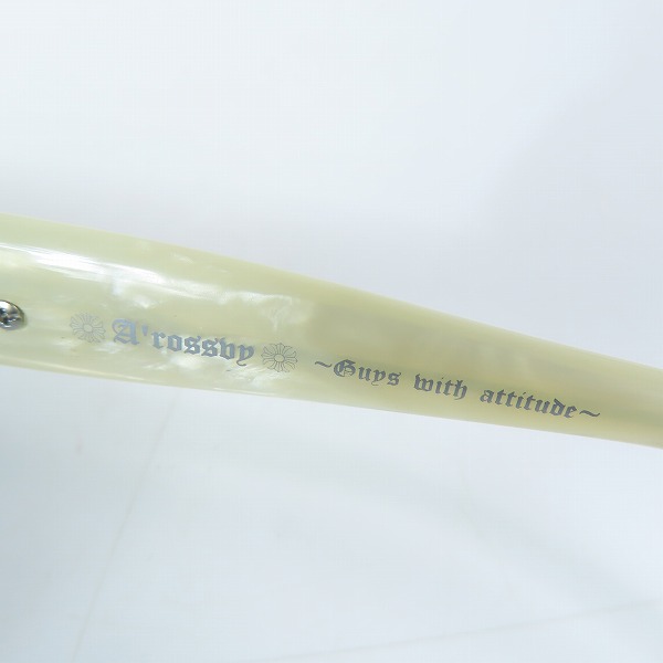 実際に弊社で買取させて頂いたA'rossvy/ロズヴィー 16年モデル クロスモチーフ サングラス/アイウェア 209251513の画像 5枚目
