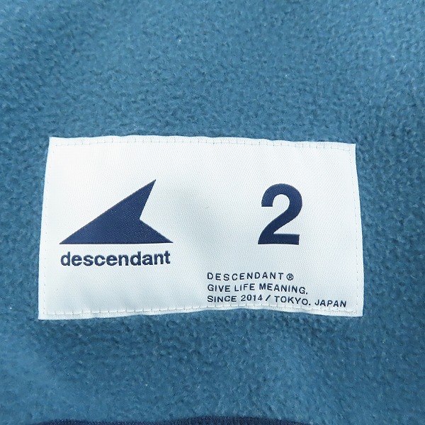 実際に弊社で買取させて頂いたDESCENDANT/ディセンダント ハーフボタン フリースジャケット/2の画像 4枚目
