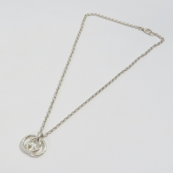 実際に弊社で買取させて頂いたGUCCI/グッチ GGロゴ インターロッキングG ネックレスの画像 7枚目