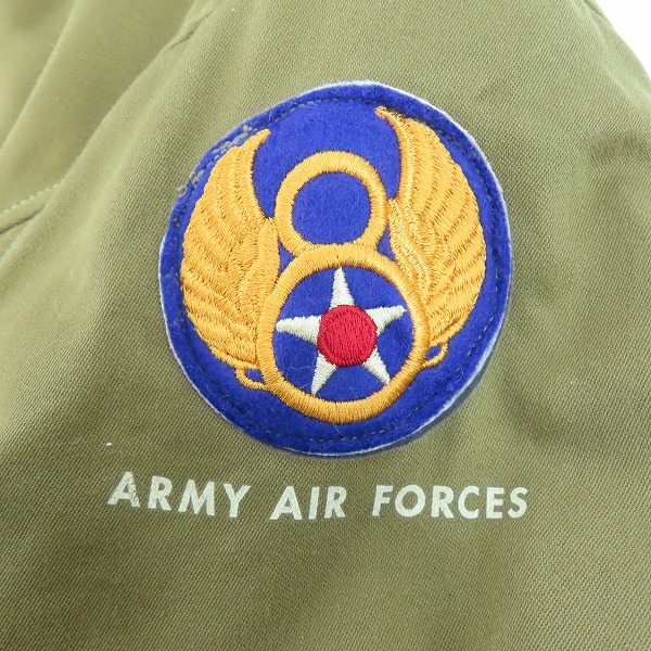 実際に弊社で買取させて頂いたBUZZ RICKSON'S/バズリクソンズ B-10 "ROUGH WEAR CLOTHING CO." 1943 MODEL フライトジャケット BR11133/40の画像 6枚目