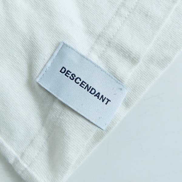 実際に弊社で買取させて頂いたDESCENDANT/ディセンダント 胸ポケット 長袖カットソー ホワイト/2の画像 4枚目