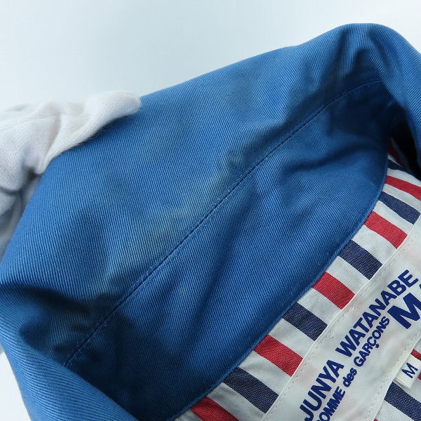 実際に弊社で買取させて頂いたJUNYA WATANABE COMME des GARCONS/ジュンヤワタナベ コムデギャルソン 21SS シャンブレーコート WG-C001 Mの画像 4枚目