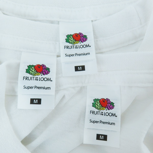 実際に弊社で買取させて頂いた(2)FRAGMENT DESIGN/フラグメントデザイン THE CONVENI GINZA ザコンビニ FRUIT OF THE LOOM 3P TEE/ホワイトの画像 2枚目