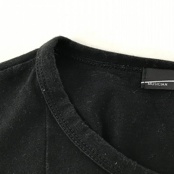 実際に弊社で買取させて頂いたLAD MUSICIAN/ラッドミュージシャン 16SS BIG T-SHIRT PERMANENT ROCKER/星条旗プリント 半袖Tシャツ 2116-731/42の画像 7枚目