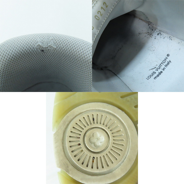 実際に弊社で買取させて頂いたLOUIS VUITTON/ルイヴィトン LVトレイナーライン レザースニーカー FD0212/9の画像 6枚目