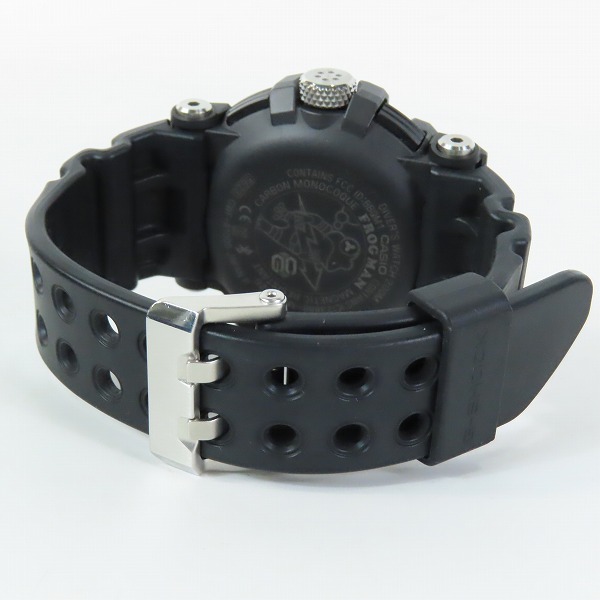 実際に弊社で買取させて頂いたG-SHOCK/Gショック FROGMAN/フロッグマン Bluetooth ソーラー電波時計 GWF-A1000-1AJF　の画像 3枚目