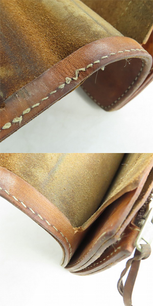 実際に弊社で買取させて頂いたRED MOON/レッドムーン コンチョ レザー 二つ折り財布 ウォレット ブラウンの画像 9枚目