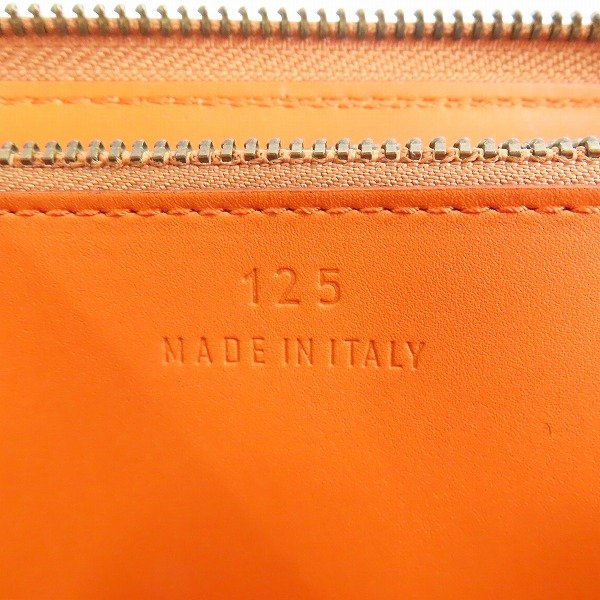 実際に弊社で買取させて頂いたFelisi/フェリージ レザー クロコ型押し ラウンドジップ 長財布 125の画像 5枚目