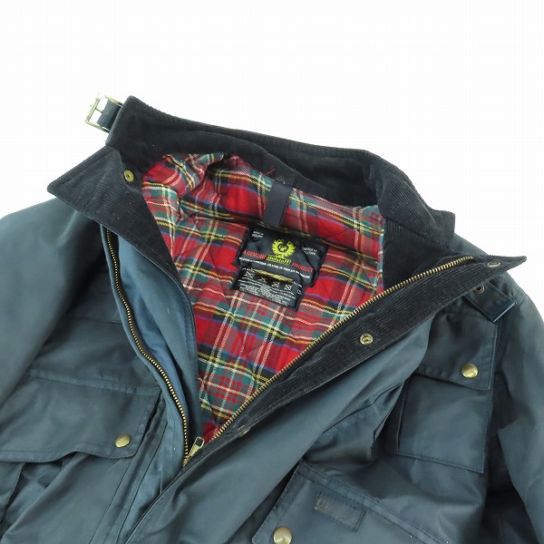 実際に弊社で買取させて頂いたBelstaff/ベルスタッフ 60～70’ ビンテージ トライアルマスタージャケット オイルドジャケット 44/46の画像 2枚目